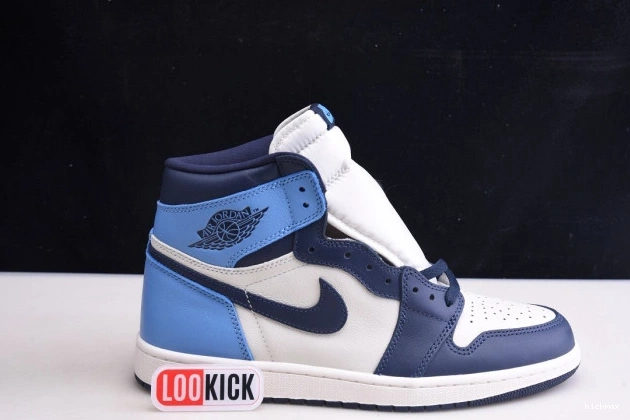 Rep MAX OG Obsidian 1 555088-140 High Retro Air Jordan 0810